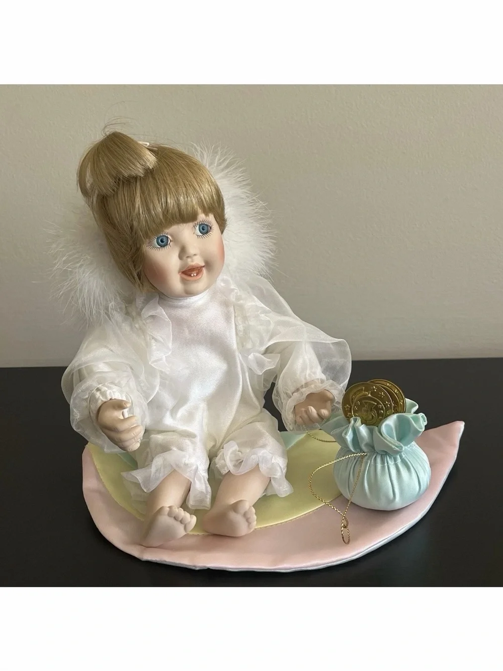 Cindy McClure Porcelain Angel Doll Ashton Drake Heavenly Inspirations Vtg 1993